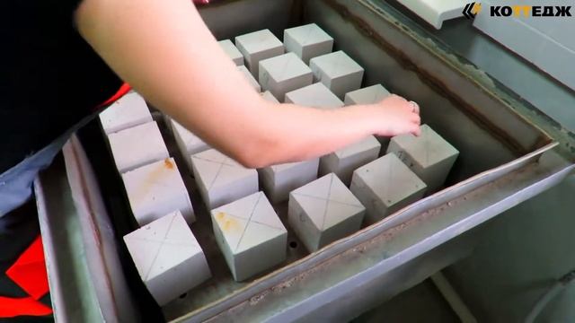 Испытание газобетона на морозостойкость