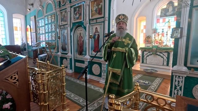 Проповедь епископа Максима в день Святой Троицы
