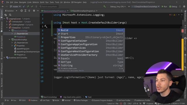 21. Host vs non-host console app