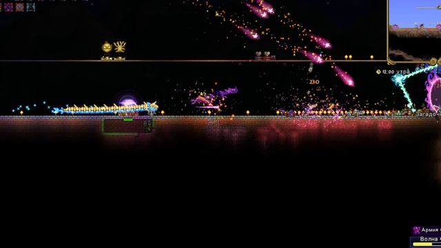 Отбиваем орду древних с бетси в террарии TerraCraft43