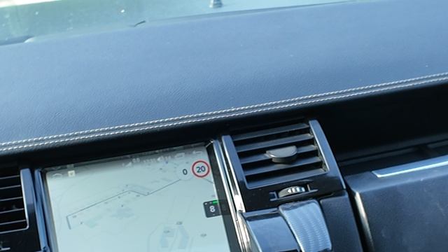 Вид изнутри во время езды, работа переключения АКПП лепестками