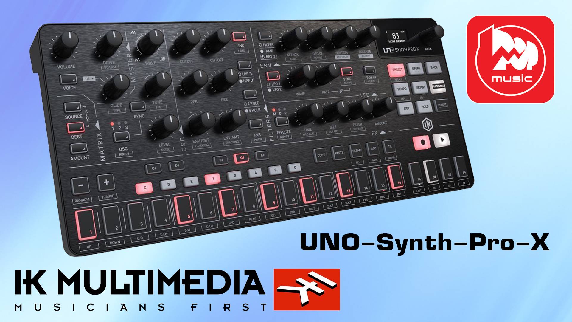 Парафонический синтезатор IK Multimedia UNO-Synth-Pro-X || Легкий и гибкий