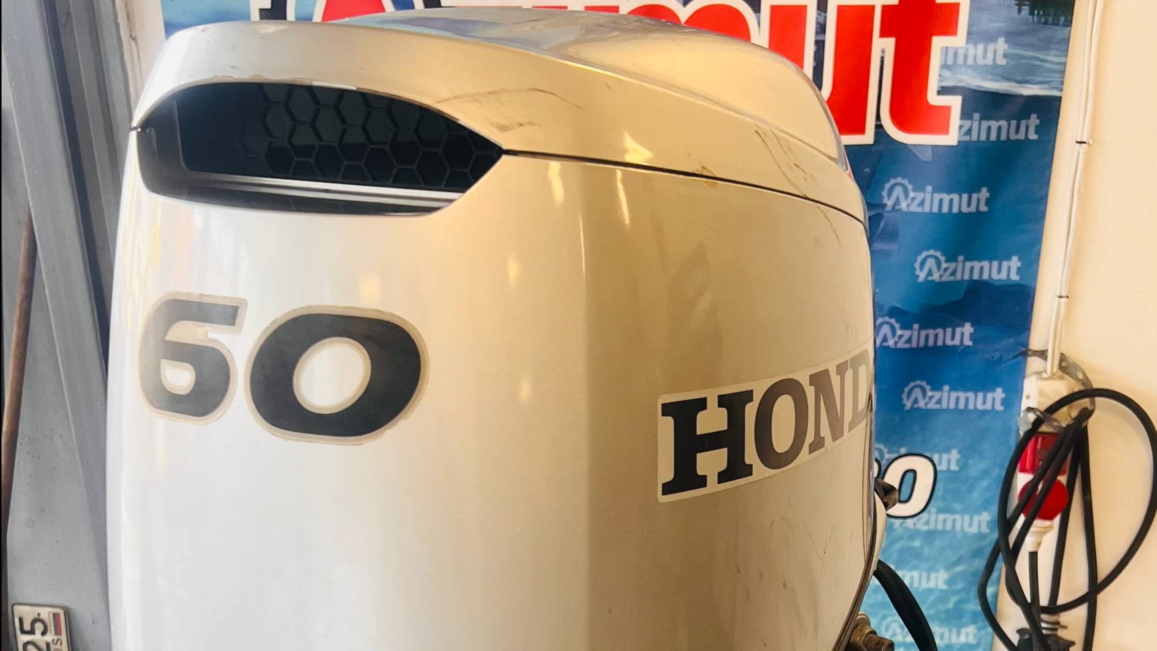 РАБОТА ЛОДОЧНОГО МОТОРА HONDA 60 (1)