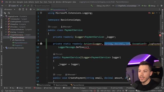 59. The LoggerMessage.Define method
