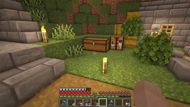 Minecraft 🌳 Строю хижину у входа в туннель на ферму — тихо, удобно, атмосферно