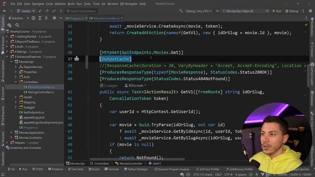 64. Implementing Output caching