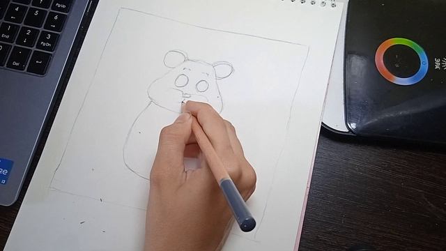 Рисуем хомячка. Часть 1