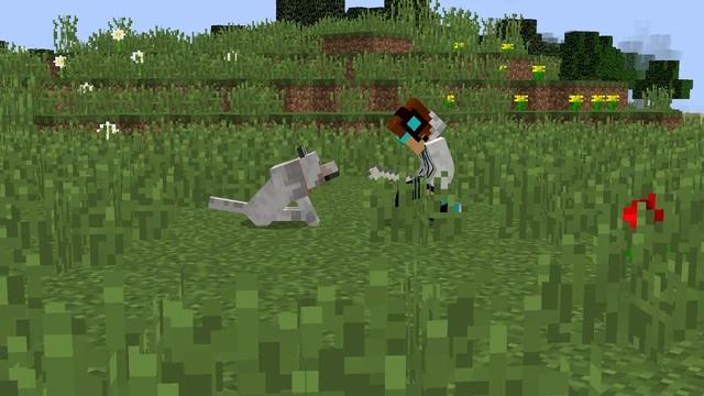 Domer Grief МАЙНКРАФТ БАТЛ АИД vs ЛОЛОЛОШКА в minecraft