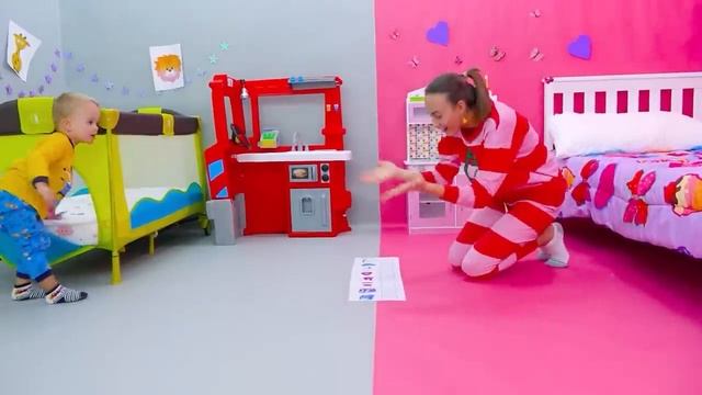 Влад и Никита Крис и мама учатся хорошим привычкам для детей