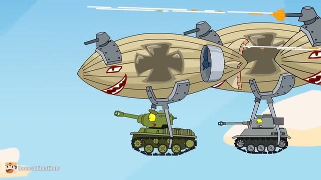 HomeAnimations – Мультики про танки  Лицом к лицу - Мультики про танки