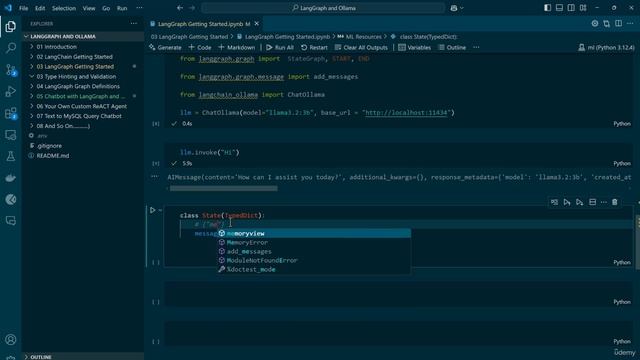 30 - Your First LangGraph Code with Ollama Part 2
