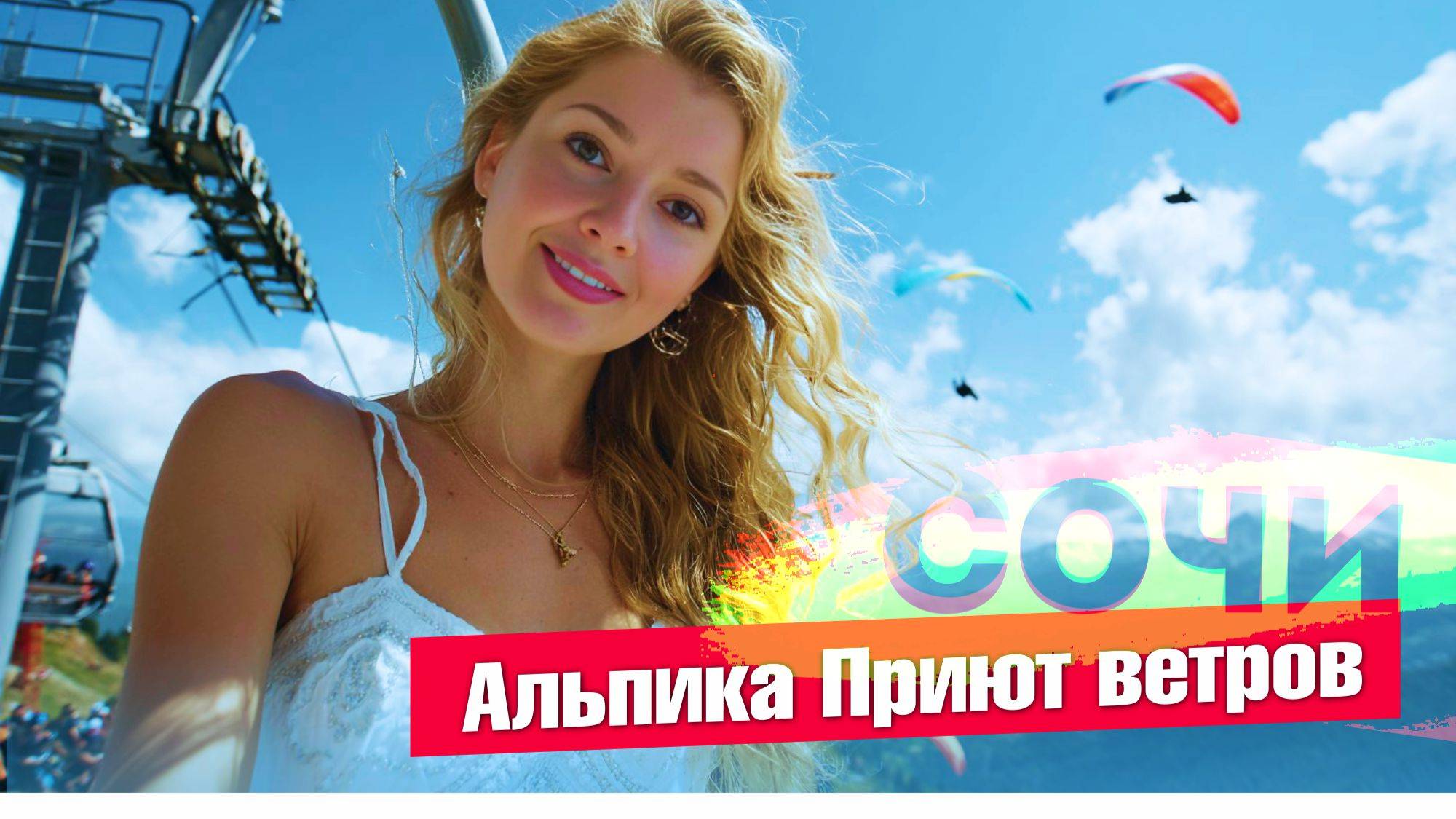 СОЧИ КРАСНАЯ ПОЛЯНА _ САМАЯ ДЕШЕВАЯ Канатная дорога _ Альпика Приют ветров