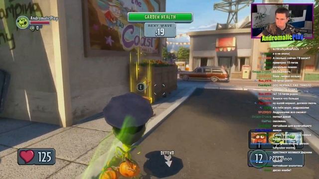 Plants vs Zombies Garden Warfare - Solo Garden Ops (Easy + Normal) Прохождение