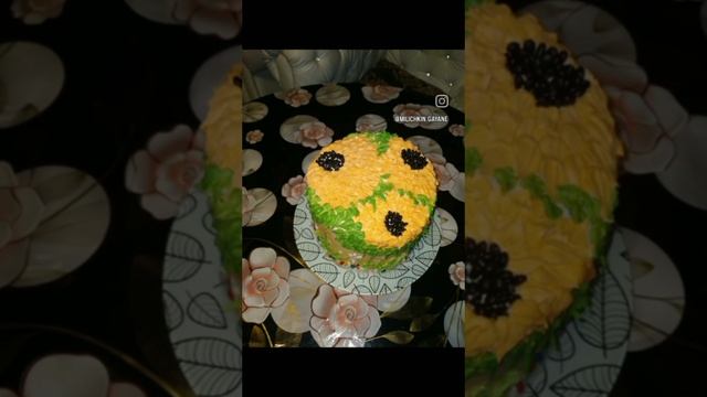 Торт «Подсолнух».🌻