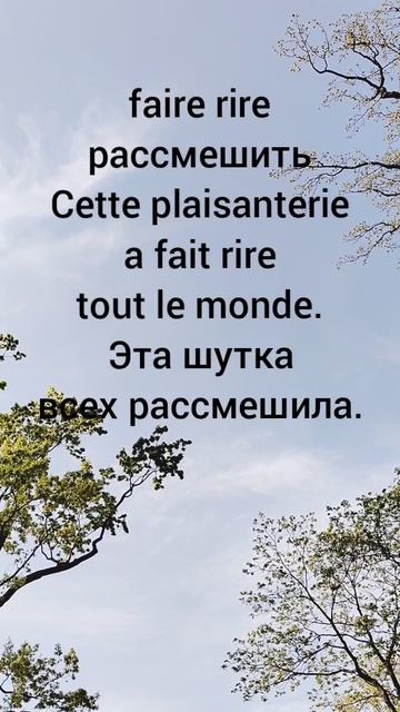 Глагол FAIRE с другими глаголами, полезные выражения во французском языке