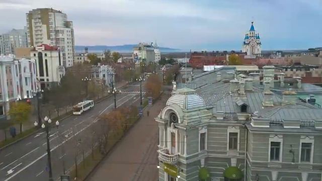Год в Хабаровске из окошка