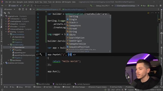 45. Simple Logger Dependency Injection
