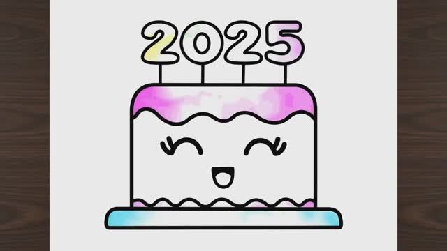 КАК НАРИСОВАТЬ ТОРТ KAWAII 2025