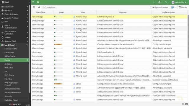 Local Admin Authentication - Fortinet NSE 4 - FortiOS 7.x _ CBT Nuggets