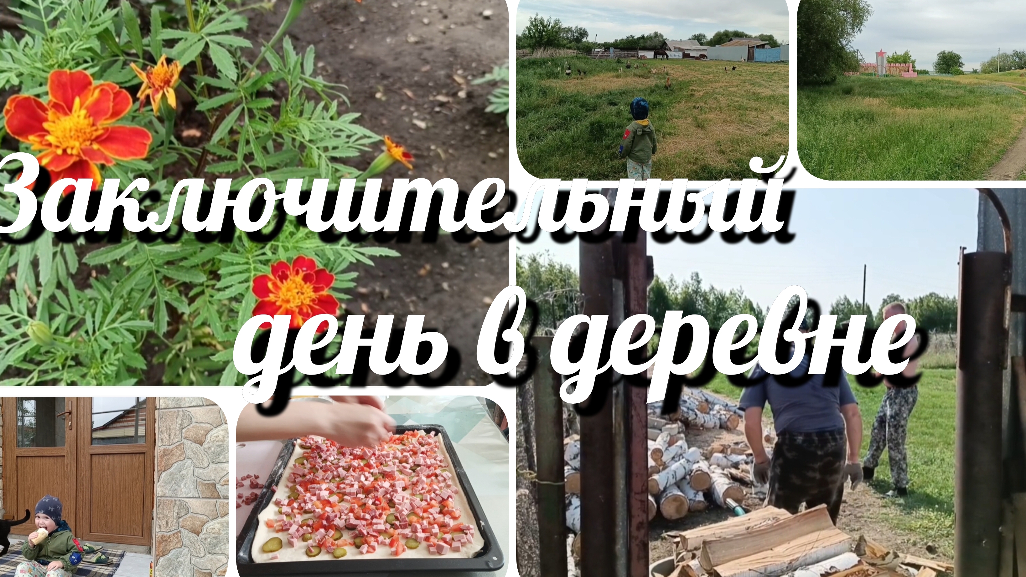 ВЛОГ:Последний день в деревне, а потом домой🏠/Хорошо поработали мужики💪/Хочу жить в деревне🥰