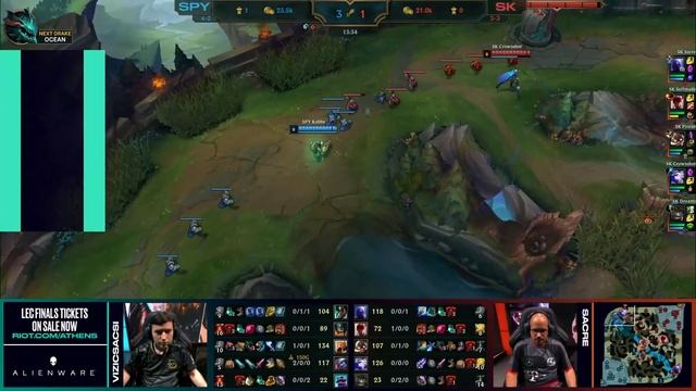 SPY vs. SK | Week 4 LEC Summer 2019 | Чемпионат Европы LCS EU | Splyce SK Gaming