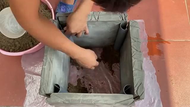 цветочный горшок для сада