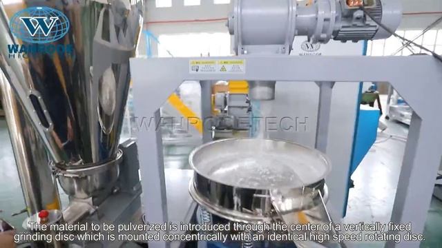 Мельница для измельчения политетрафторэтилена (PTFE) с двухшнековым загрузочным бункером