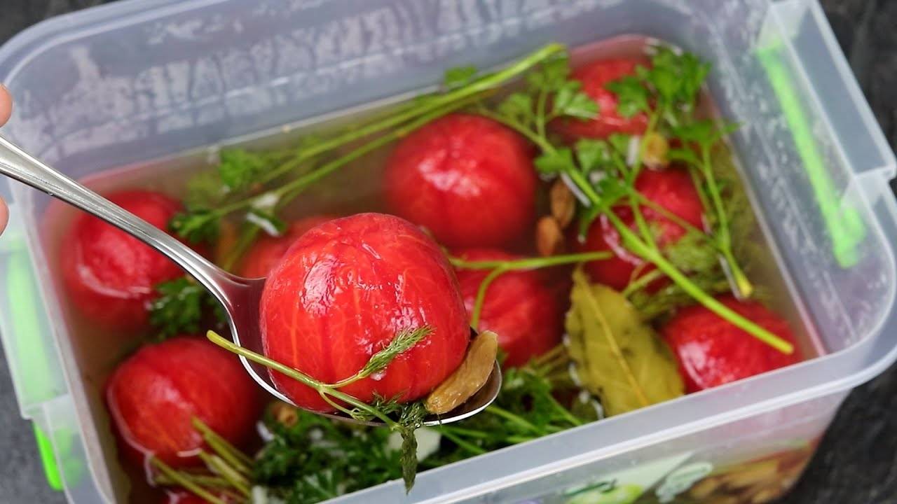 Помидоры БЫСТРОГО МАРИНОВАНИЯ Так Вкусно, Что Съедается Все за один присест! Весь Секрет в Маринаде!