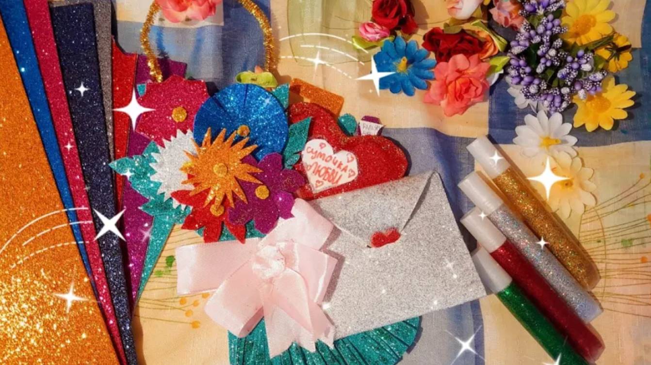 DIY- ДЕЛАЕМ ПОДАРОК МАМЕ НА  8 МАРТА ЗА 5 МИНУТ💗🌹🌺КРАСИВО ЛЕГКО ИЗЯЩНО