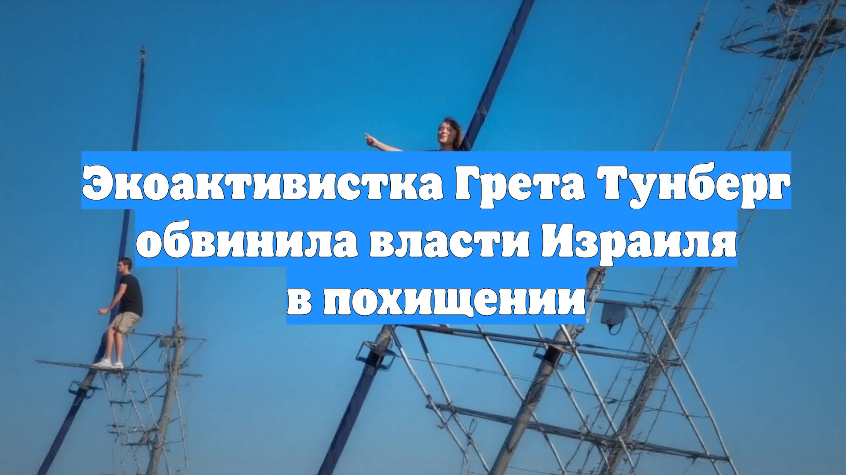 Экоактивистка Грета Тунберг обвинила власти Израиля в похищении