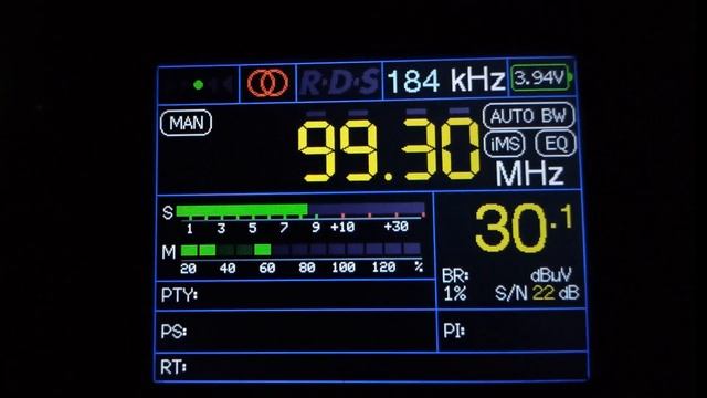 Радио ТКР FM Кадом 99.3 МГц 0,1 кВт ~ 126 км.