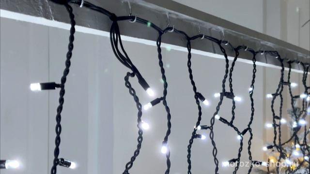 Светодиодная бахрома Laitcom Legoled 3.2*0.9 м, 168 холодных белых LED ламп, LL168-1-2W