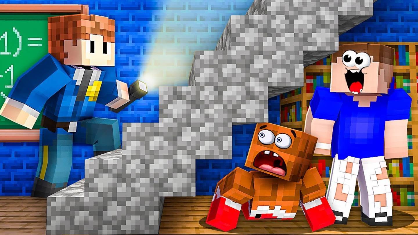 24 Часа в ЗАКРЫТОЙ ШКОЛЕ в Майнкрафт! Minecraft