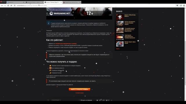 Акция "Тайный Дед Мороз" от WG