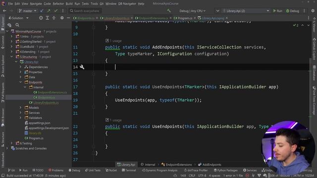 44. Building the structure framework