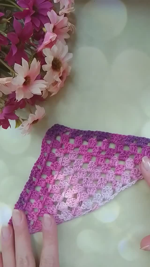 Crochet Pattern for Summer Headscarf 😍
