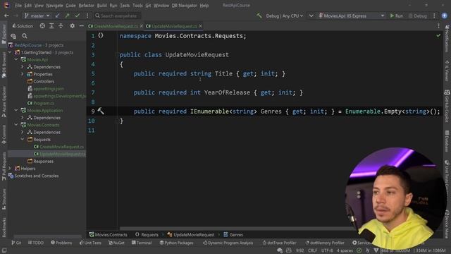 16. Defining the movie API contracts
