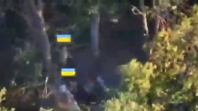 Первое видео прорыва ВС РФ в Днепропетровскую область.