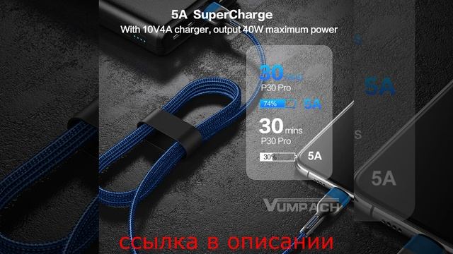 USB-кабель типа c, кабель для быстрой зарядки данных, кабель для зарядного устройства
