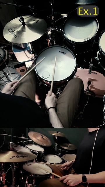 Барабанный курс “Prompted Ghosts”. Пример 1.