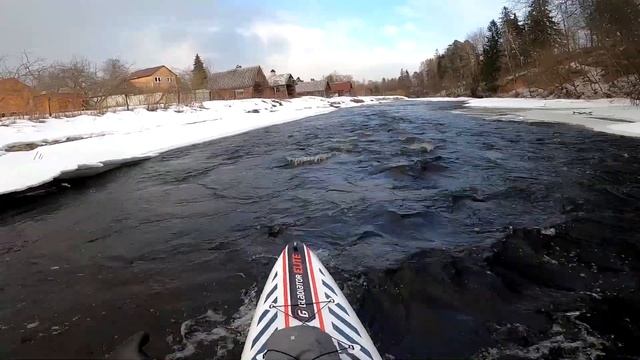 Оредеж. Ледовая разведка 1 часть
