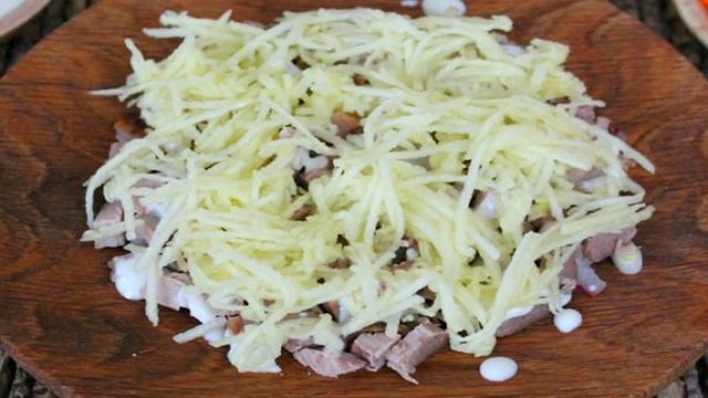 Французский салат на Новый год
