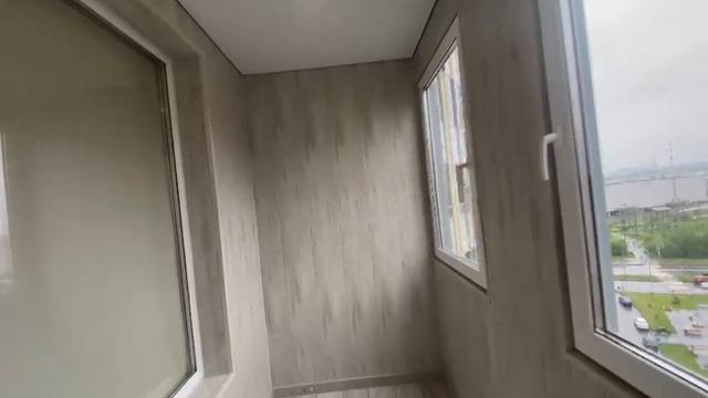 Кудрово - кондиционер на балконе с тёплым остеклением