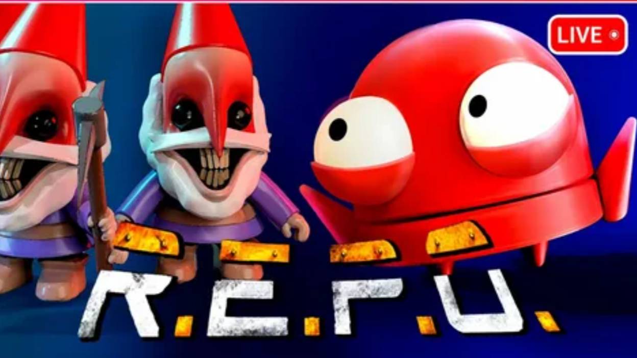 СТРИМ! ИГРАЮ В REPO С СЕСТРОЙ!