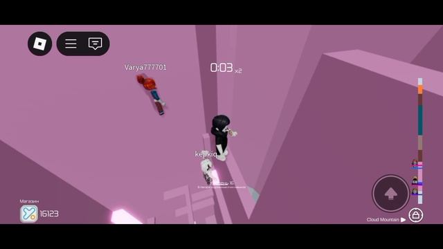 Играю в игру Roblox в карту Башня ада 3
