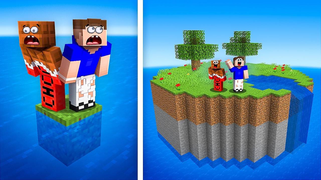 Как Построить ЛИЧНЫЙ ОСТРОВ и Остаться Там ЖИТЬ в Майнкрафт! Minecraft