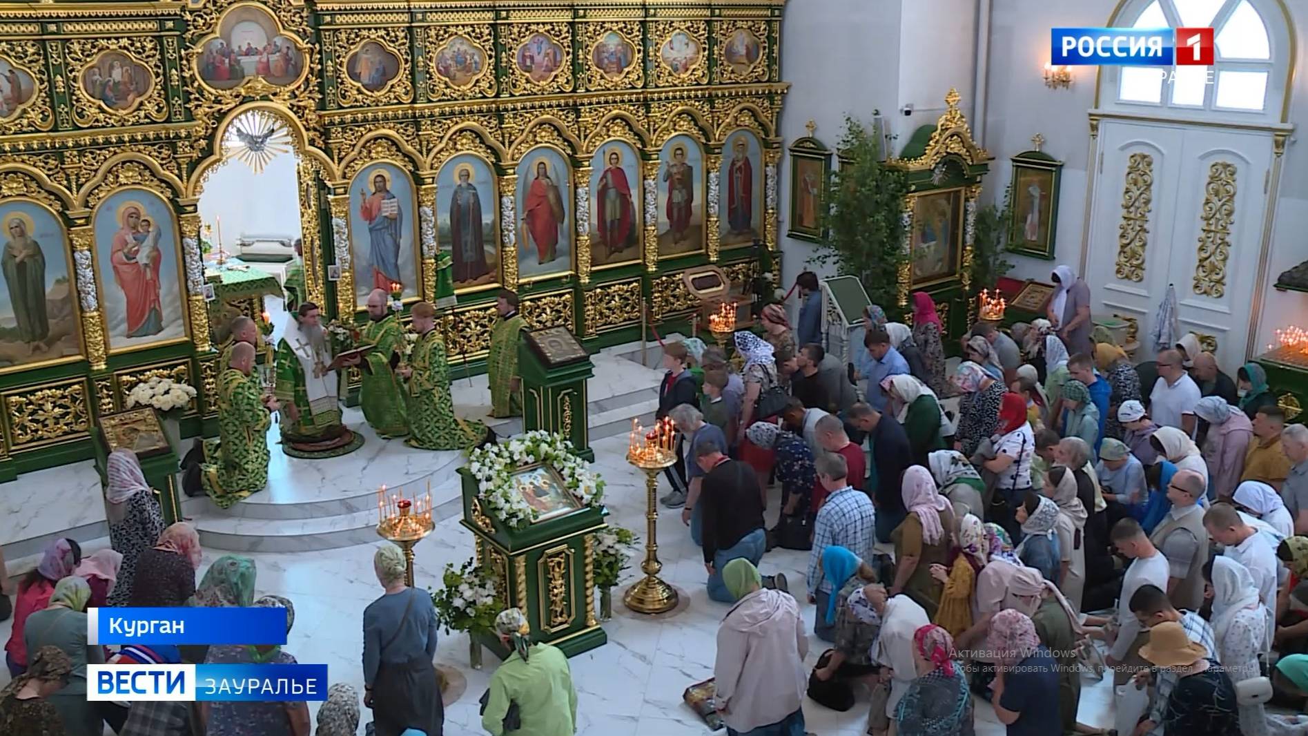 Праздник Святой Троицы прошёл в Свято-Троицком соборе