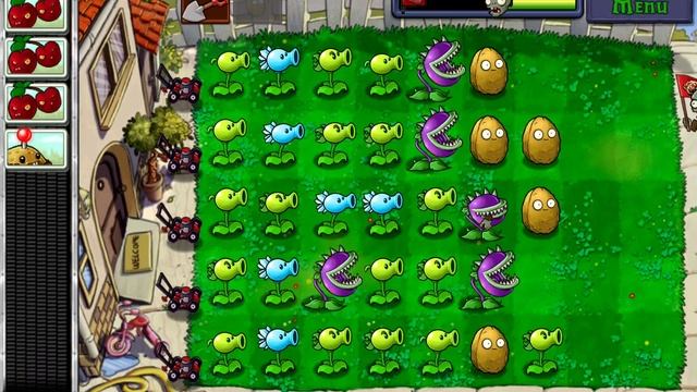PVZ 1 adventure 2 level 10 прохождение