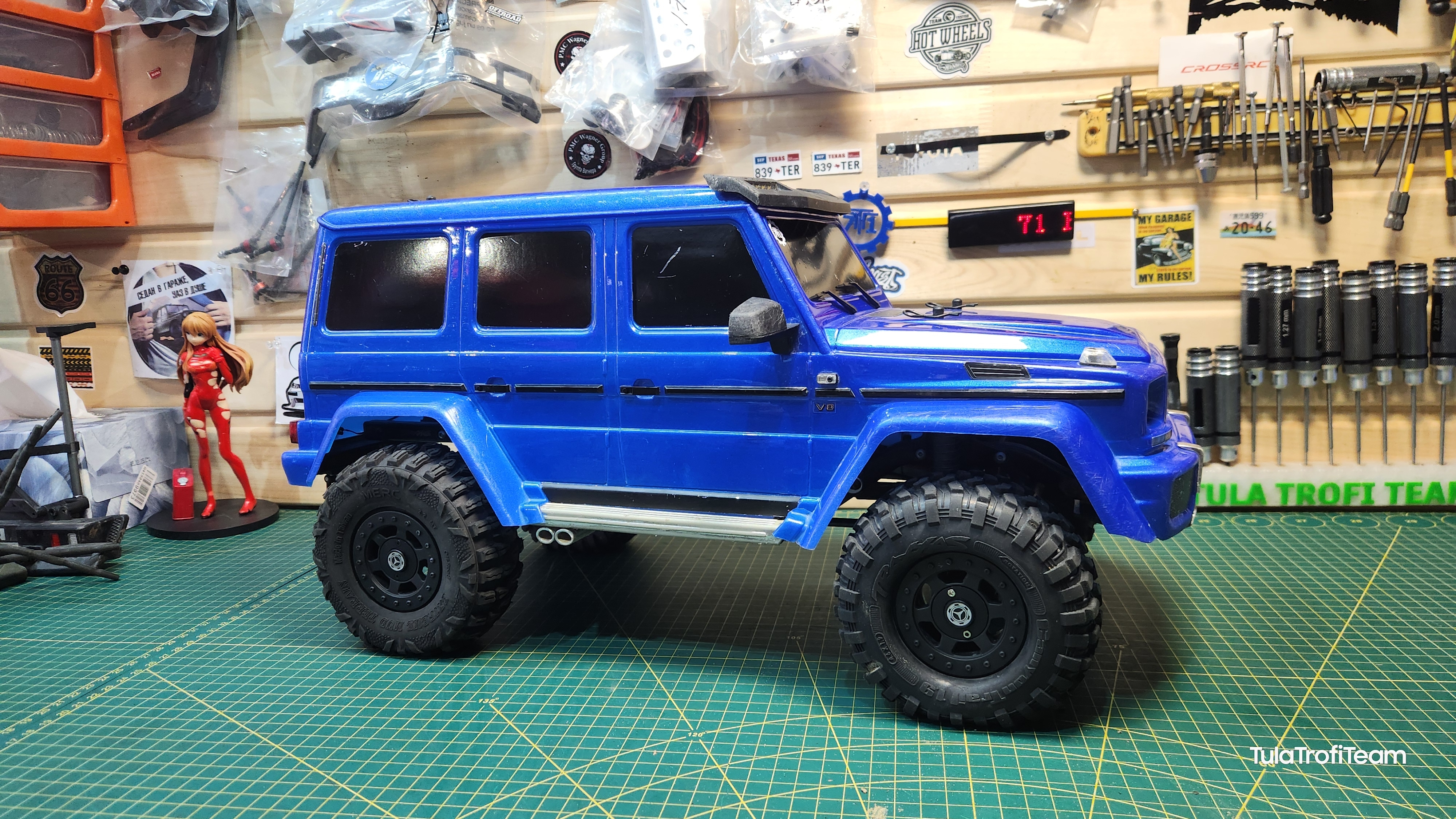 Работы с внешним видом гелика, traxxas trx4 g500