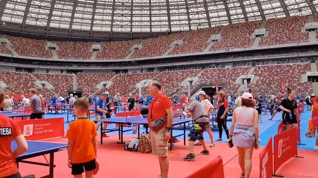 8 июня 2025 г. Фестиваль настольного тенниса. Москва, Большая спортивная арена ОК "Лужники"
